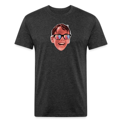 Squints T-Shirt by Next Level - heather black