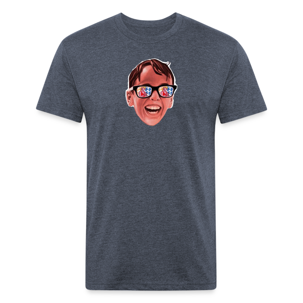 Squints T-Shirt by Next Level - heather navy