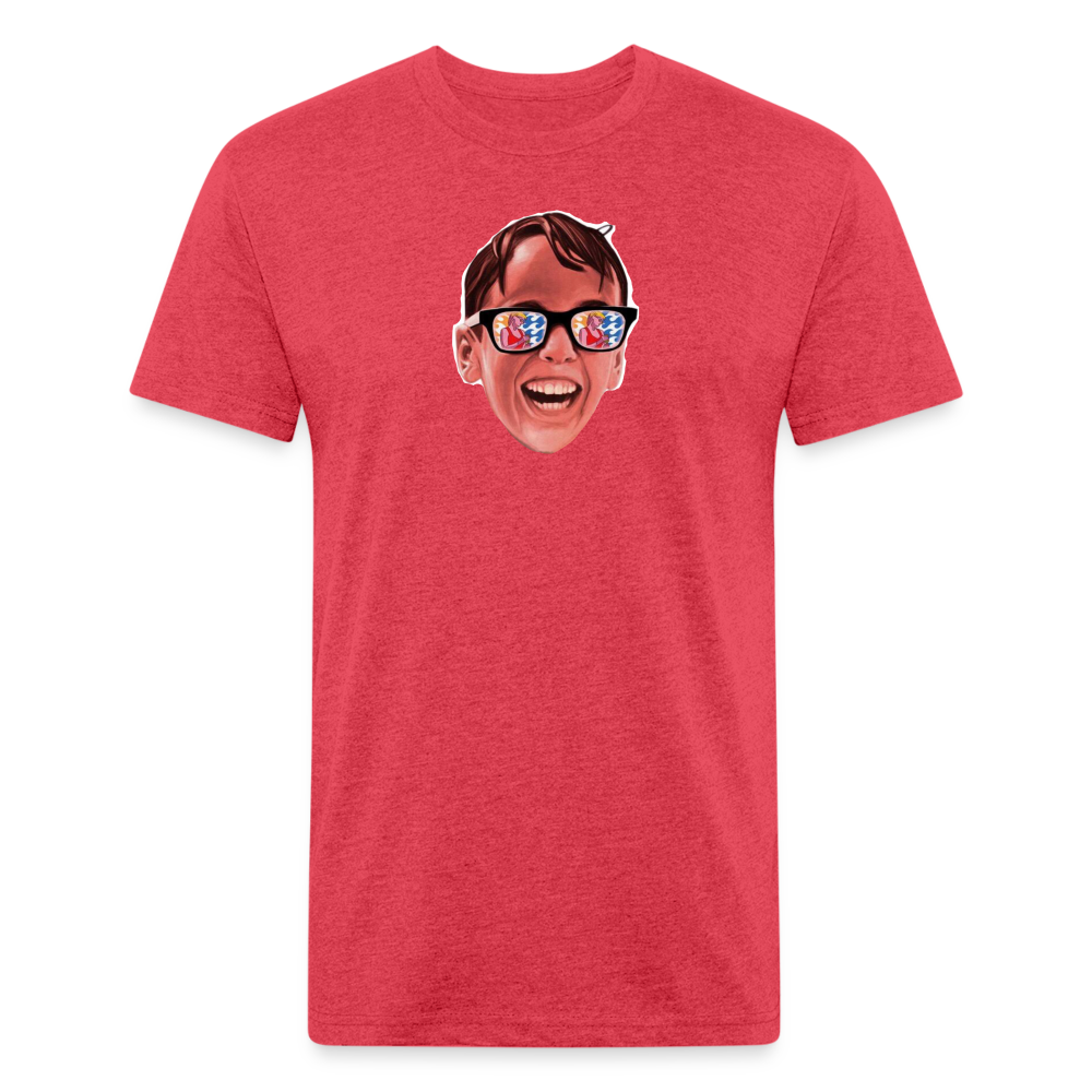 Squints T-Shirt by Next Level - heather red
