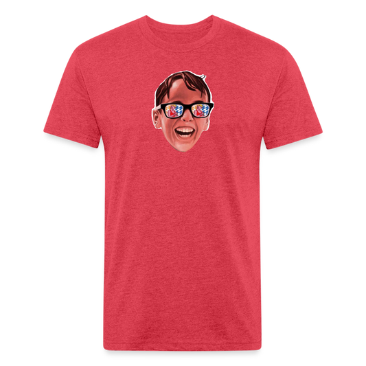 Squints T-Shirt by Next Level - heather red