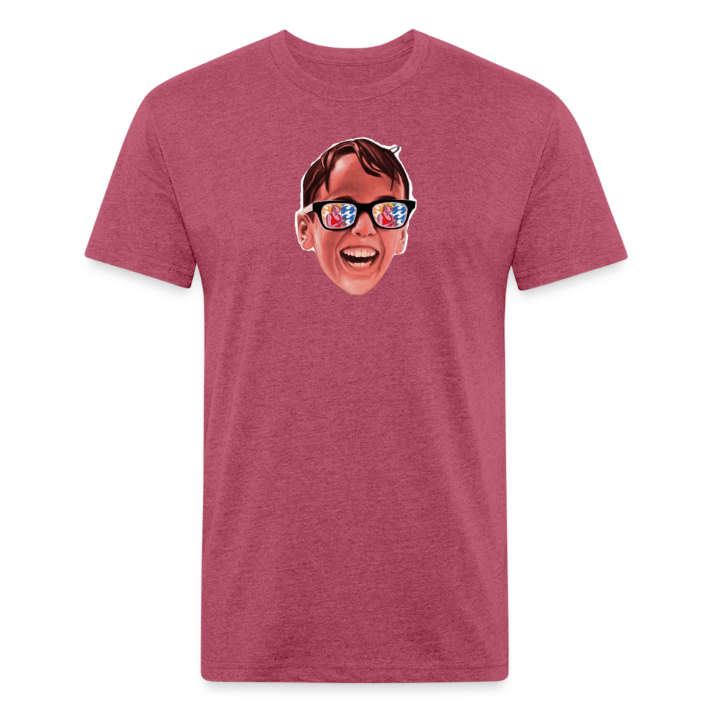 Squints T-Shirt by Next Level - heather burgundy