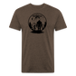 Alien-Bigfoot T-Shirt by Next Level - heather espresso