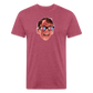 Squints Bigger T-Shirt by Next Level* - heather burgundy