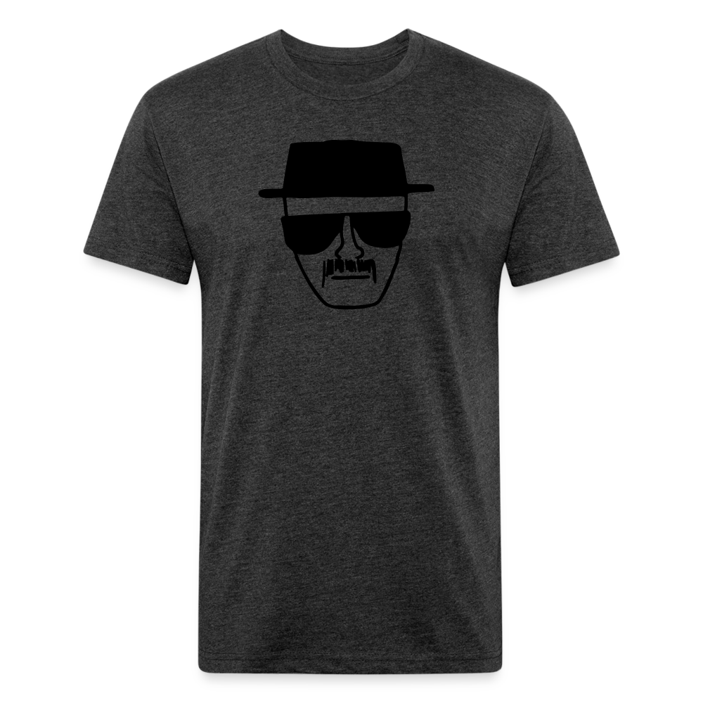 Wahlter Drawing T-Shirt by Next Level - heather black