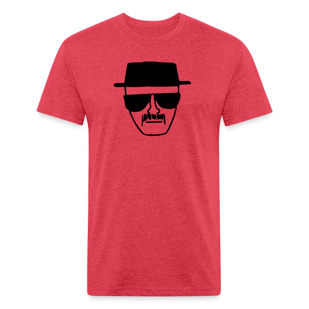 Wahlter Drawing T-Shirt by Next Level - heather red