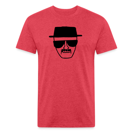 Wahlter Drawing T-Shirt by Next Level - heather red