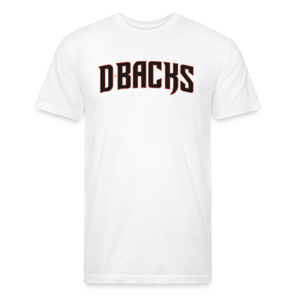 D Bacs 1 T-Shirt by Next Level - white