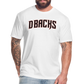 D Bacs 1 T-Shirt by Next Level - white