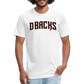 D Bacs 1 T-Shirt by Next Level - white