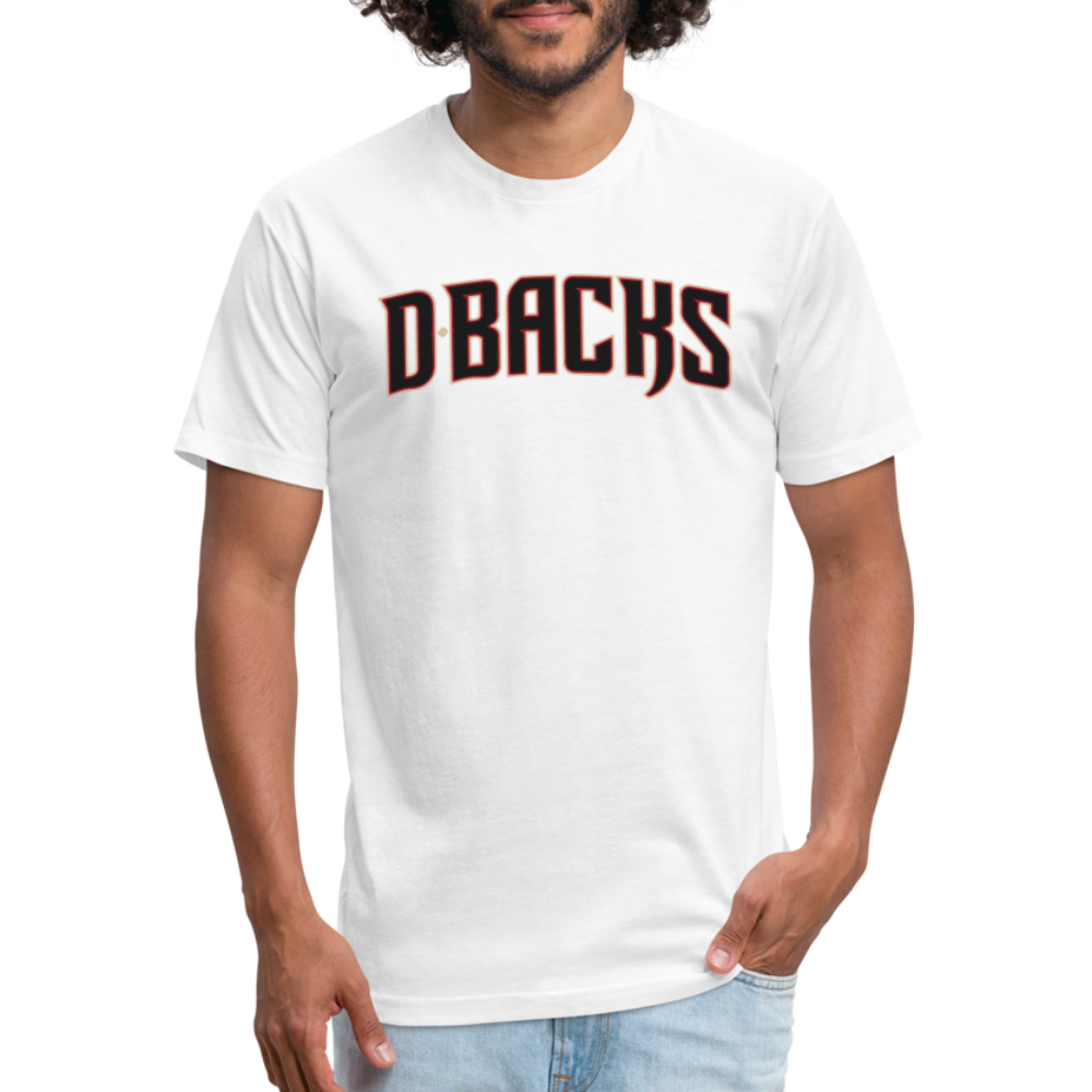 D Bacs 1 T-Shirt by Next Level - white
