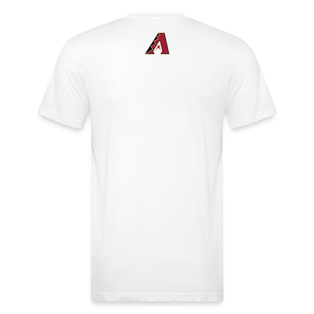 D Bacs 1 T-Shirt by Next Level - white
