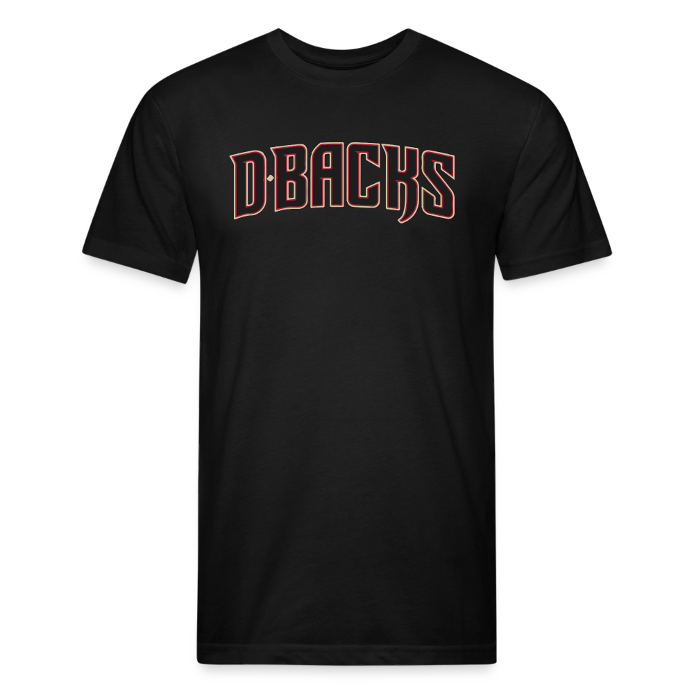 D Bacs 1 T-Shirt by Next Level - black