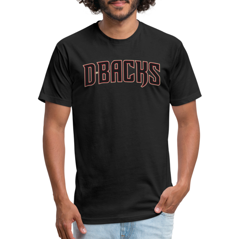 D Bacs 1 T-Shirt by Next Level - black