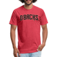 D Bacs 1 T-Shirt by Next Level - heather red