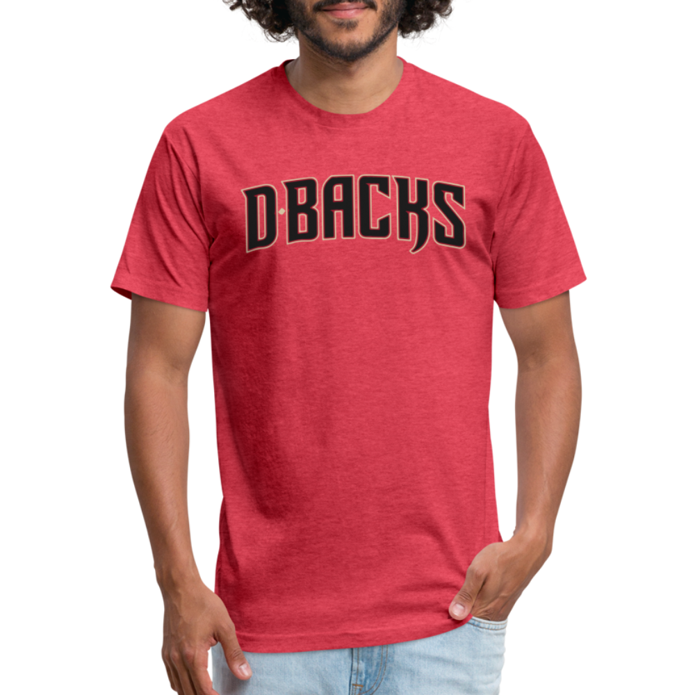 D Bacs 1 T-Shirt by Next Level - heather red