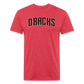 D Bacs 1 T-Shirt by Next Level - heather red