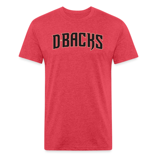 D Bacs 1 T-Shirt by Next Level - heather red