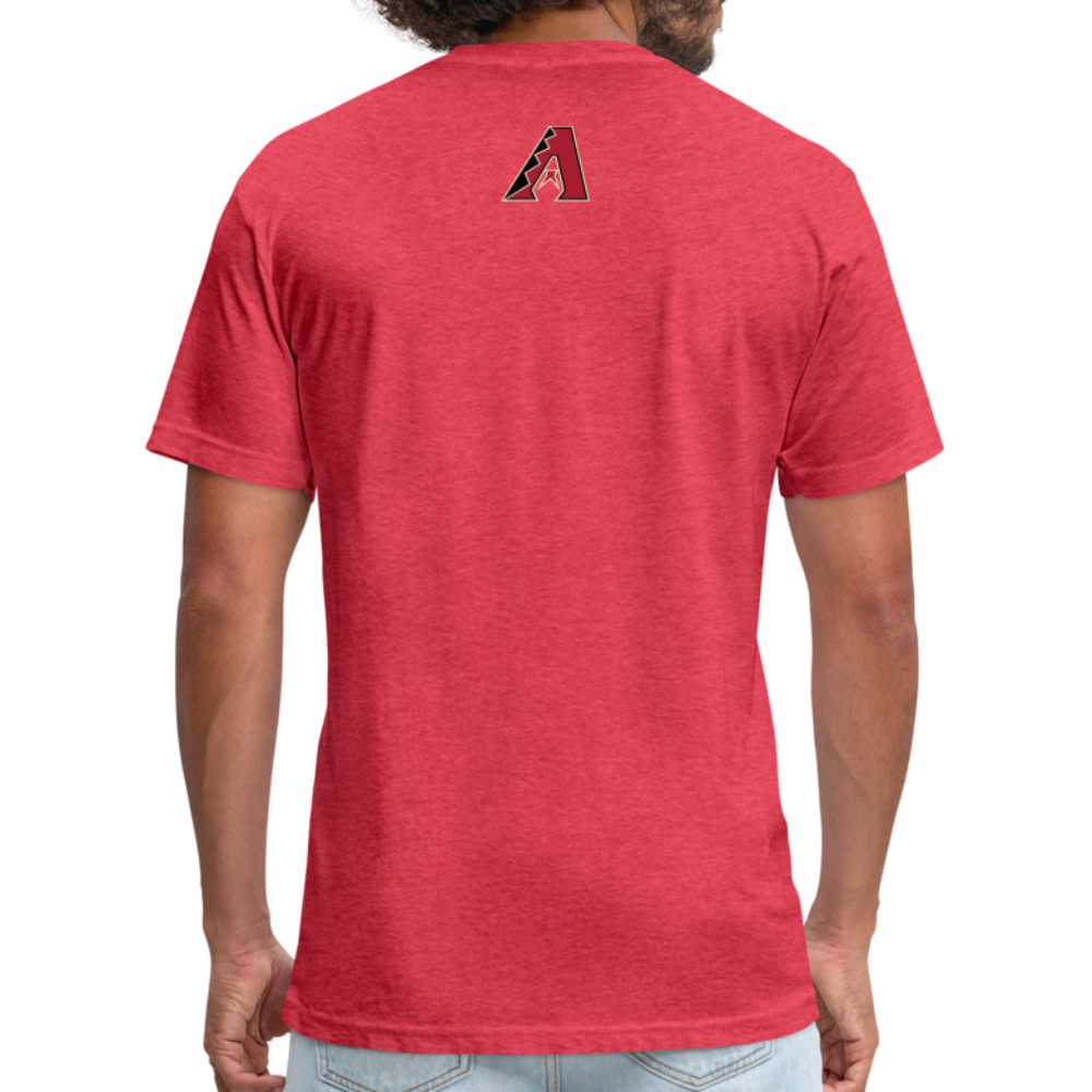 D Bacs 1 T-Shirt by Next Level - heather red