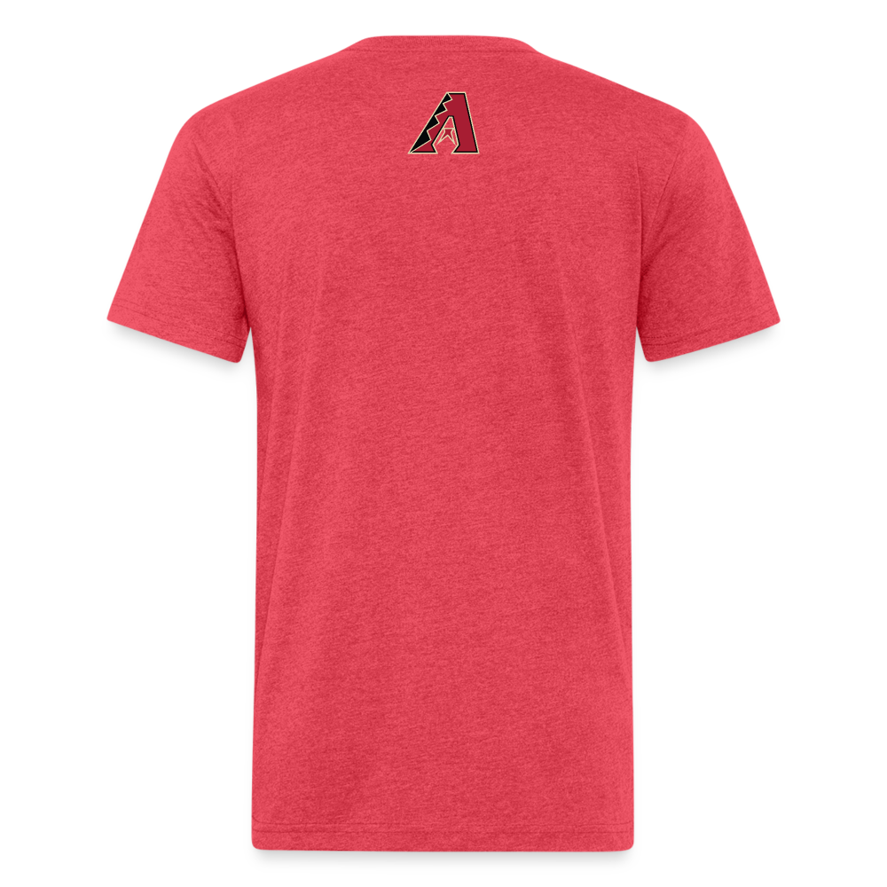 D Bacs 1 T-Shirt by Next Level - heather red