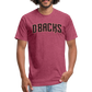 D Bacs 1 T-Shirt by Next Level - heather burgundy