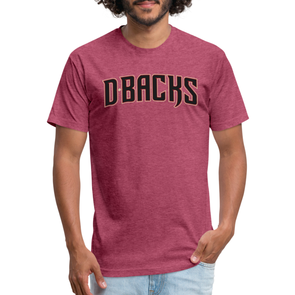 D Bacs 1 T-Shirt by Next Level - heather burgundy