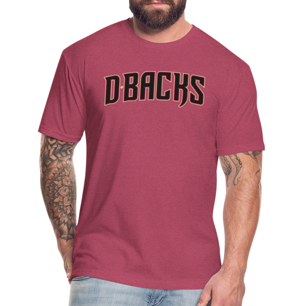 D Bacs 1 T-Shirt by Next Level - heather burgundy