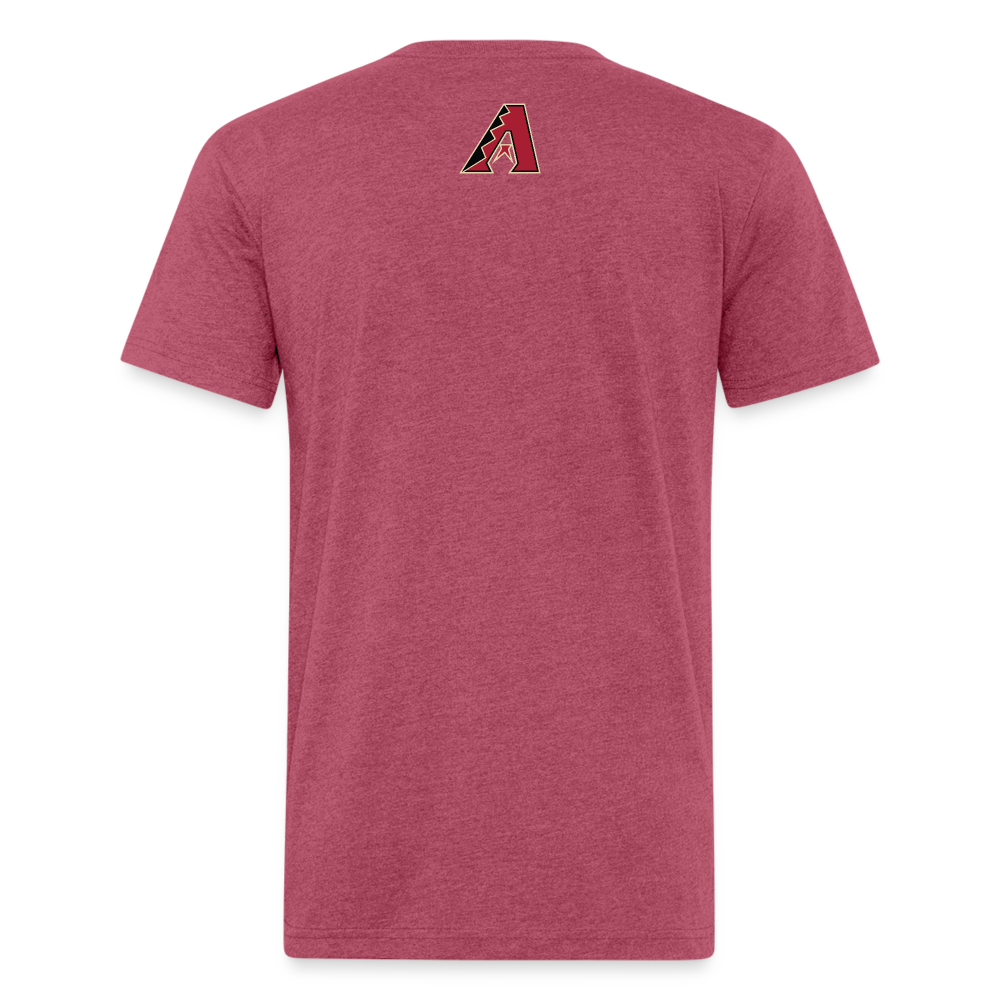 D Bacs 1 T-Shirt by Next Level - heather burgundy