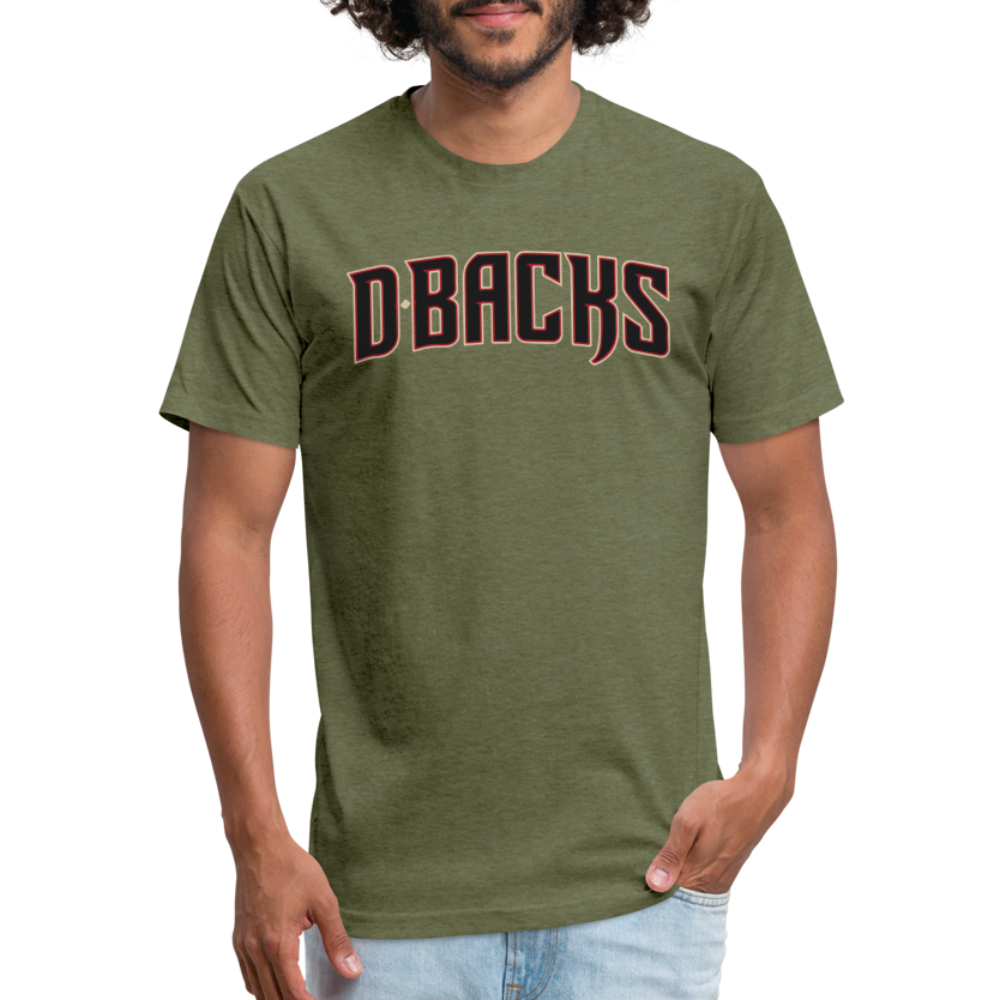 D Bacs 1 T-Shirt by Next Level - heather military green