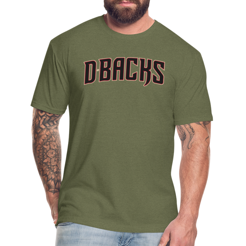 D Bacs 1 T-Shirt by Next Level - heather military green
