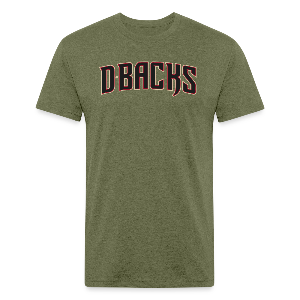 D Bacs 1 T-Shirt by Next Level - heather military green