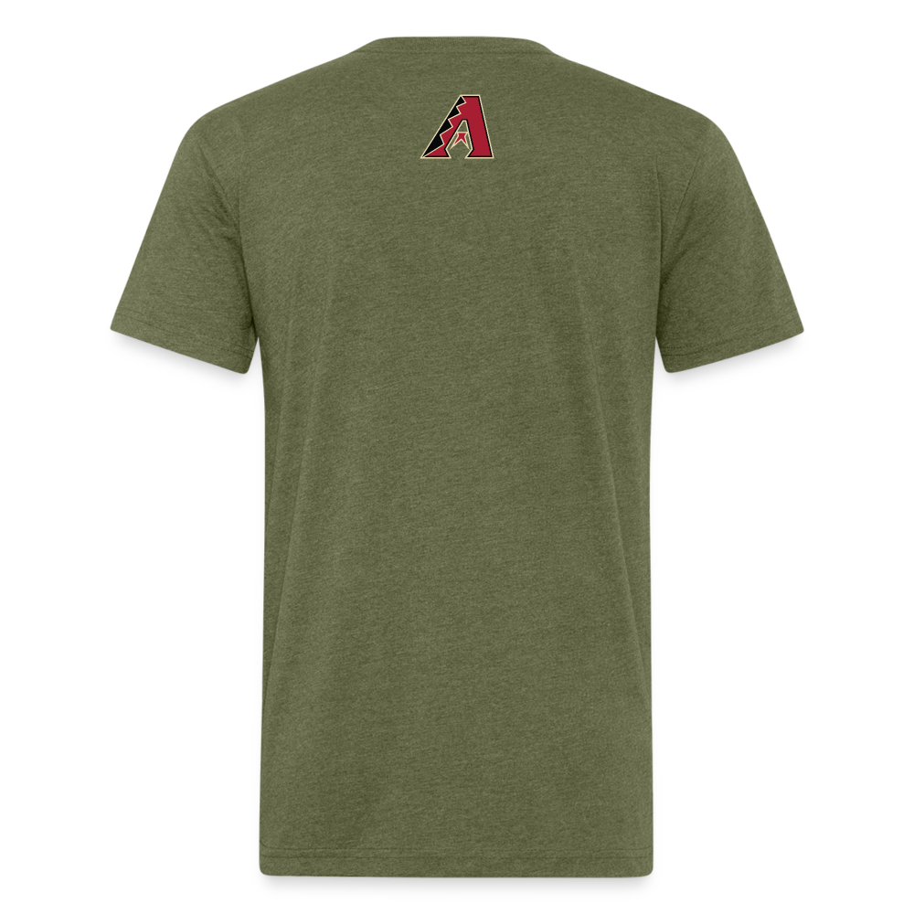 D Bacs 1 T-Shirt by Next Level - heather military green