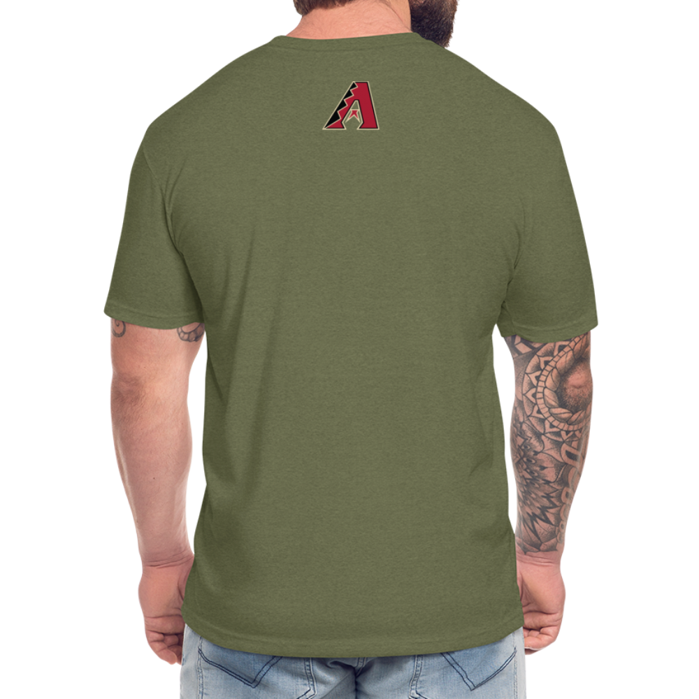 D Bacs 1 T-Shirt by Next Level - heather military green