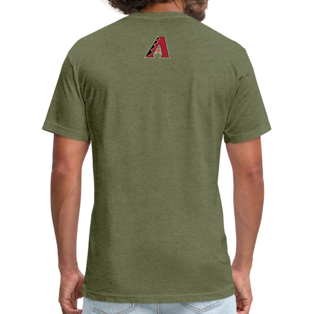 D Bacs 1 T-Shirt by Next Level - heather military green