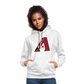 D Backs A Contrast Hoodie - white/gray