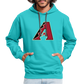 D Backs A Contrast Hoodie - scuba blue/asphalt