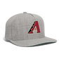 D Bacs A Snapback Baseball Cap - heather gray