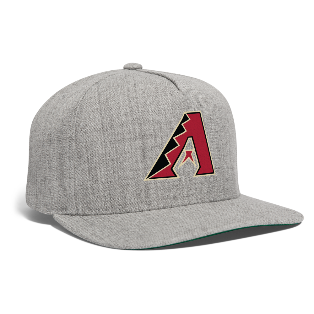 D Bacs A Snapback Baseball Cap - heather gray