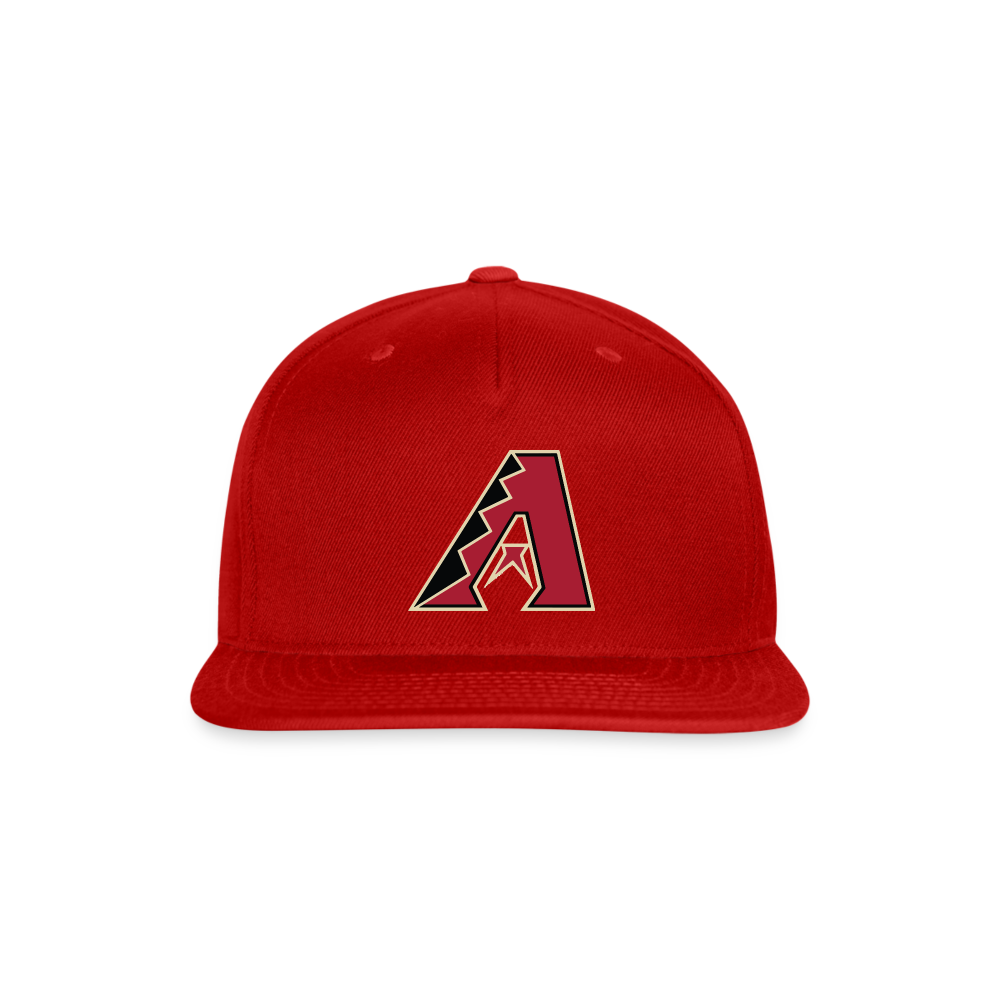 D Bacs A Snapback Baseball Cap - red