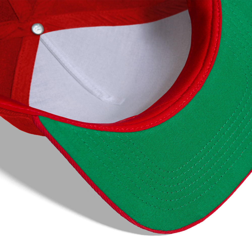 D Bacs A Snapback Baseball Cap - red