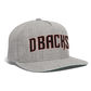 D Bacs Snapback Baseball Cap - heather gray