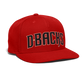 D Bacs Snapback Baseball Cap - red