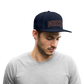 D Bacs Snapback Baseball Cap - navy