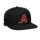D bacs A w/db Snapback Baseball Cap - black