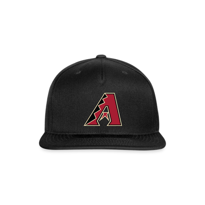 D bacs A w/db Snapback Baseball Cap - black