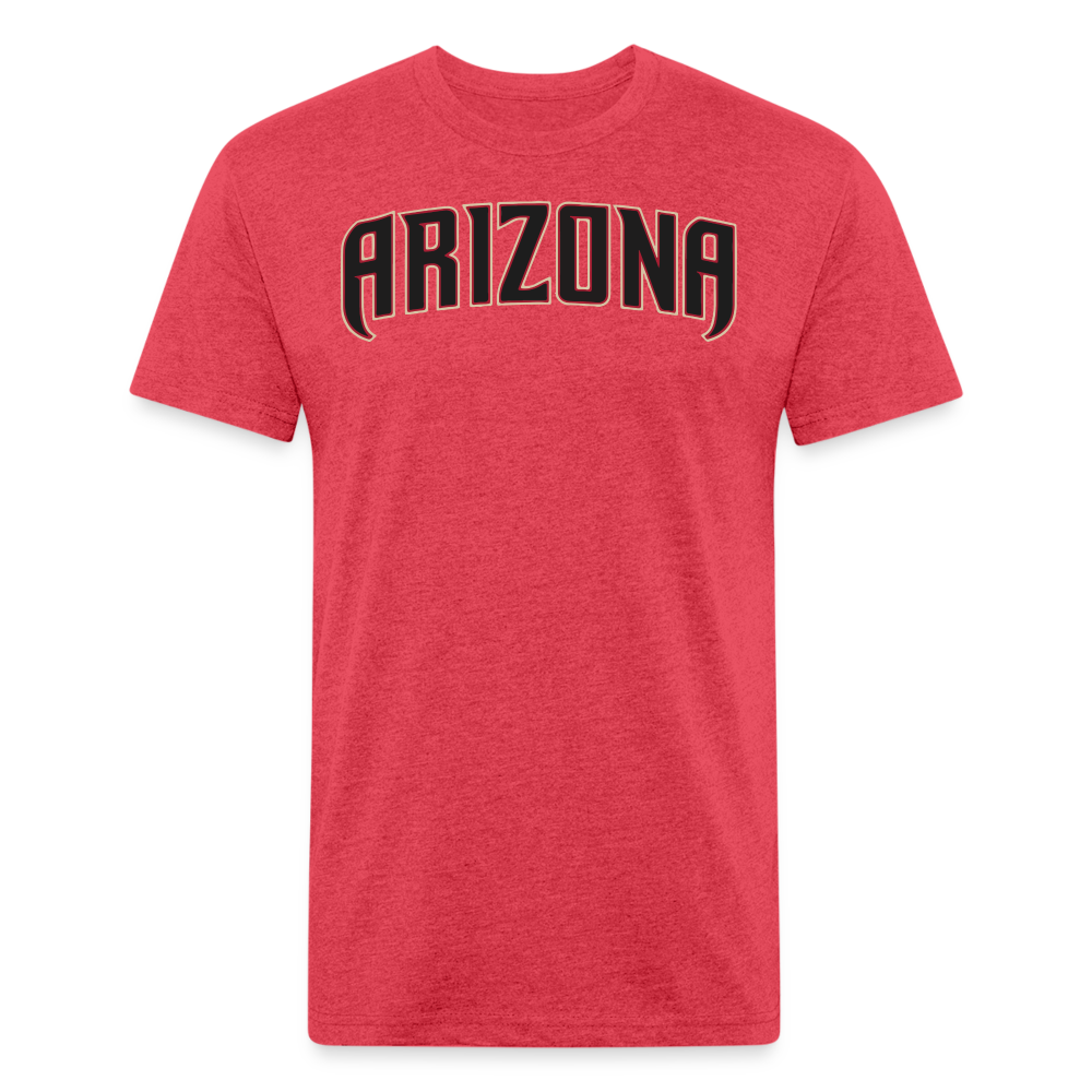 D Bacs ARIZONA T-Shirt by Next Level - heather red