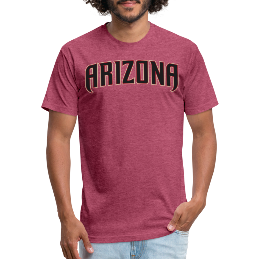 D Bacs ARIZONA T-Shirt by Next Level - heather burgundy