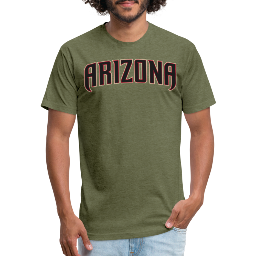 D Bacs ARIZONA T-Shirt by Next Level - heather military green