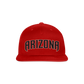 D bacs ARIZONA Snapback Baseball Cap - red