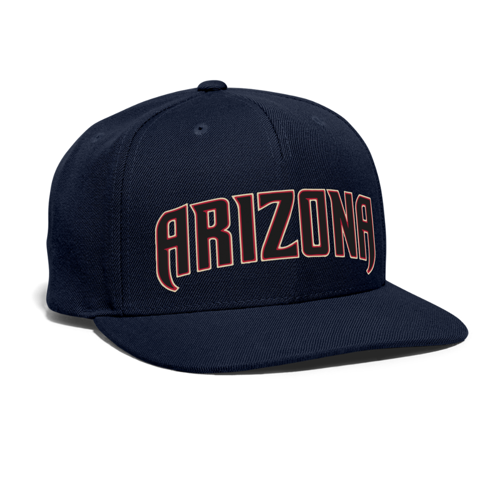 D bacs ARIZONA Snapback Baseball Cap - navy