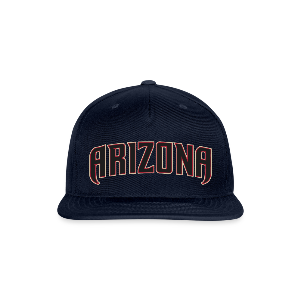 D bacs ARIZONA Snapback Baseball Cap - navy